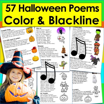 Halloween Activities:  Poems and Songs for Shared Reading and Fluency