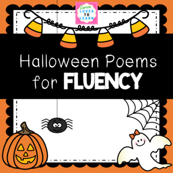 Preview of Halloween Poems for FLUENCY