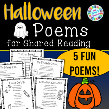 Preview of Halloween Poems for Shared Reading