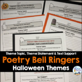 Halloween Poetry Analysis Writing Prompts or Bell Ringers