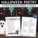 Halloween Poetry Comprehension Passages