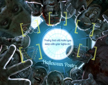 Preview of Halloween Poetry Prezi