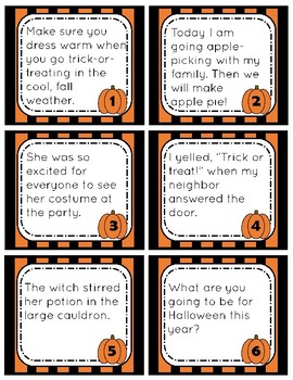 Halloween Point of View Game by Learn with Lindsay | TpT