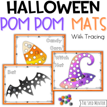 Preview of Halloween Pom Pom Mats