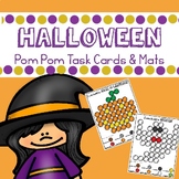 Halloween Pom-Pom Task Cards and Mats