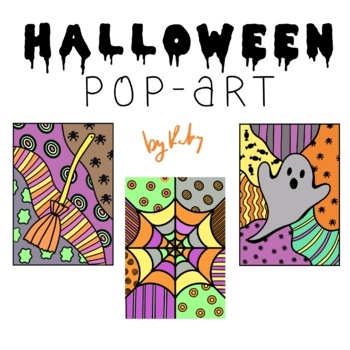 Preview of Halloween Pop-Art