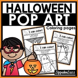 Halloween Pop Art Coloring Pages