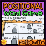 Halloween Positional Word Game | Special Education and Aut