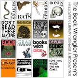 Halloween Posters & Bookmarks for Classroom & School Libra