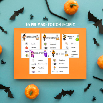 Halloween Potions Math Game (Free Printable for Kids) - Taming