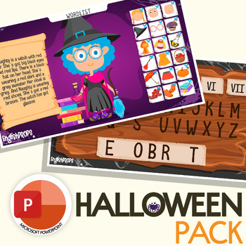 Preview of Halloween PowerPoint Games BUNDLE №55
