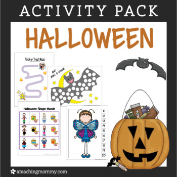 Halloween – PreK Printable Pack by A Teaching Mommy Printables | TPT