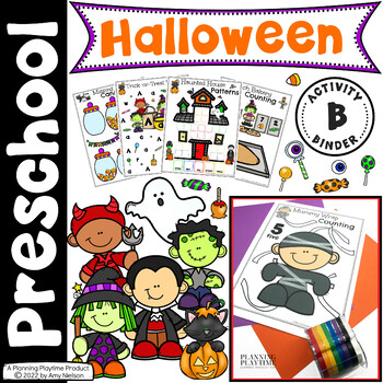 Preview of Halloween Preschool Activities