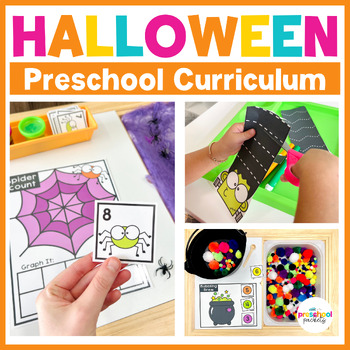 Preview of Halloween Preschool Activities Weekly Curriculum