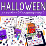 Halloween Preschool Language Unit for Speech Therapy (+BOO