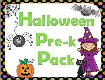 Preview of Halloween Preschool Pack