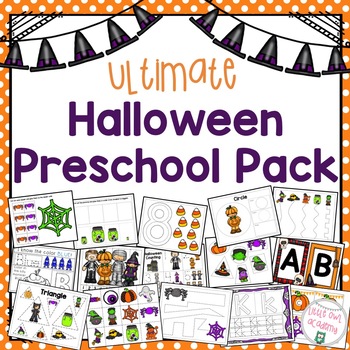 Preview of Halloween Preschool Theme Packet (HUGE!)