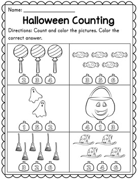 halloween preschool worksheets by gneiss corner tpt