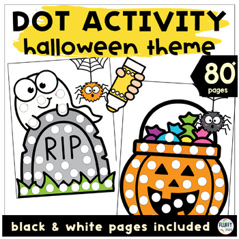 Halloween Dot Markers Activity for Kids Graphic by AzYou