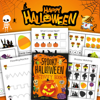 Preview of Halloween Printable Activity Pack for Kids