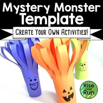 Preview of Halloween Printable Activity Template for Teachers & Teacher Sellers