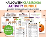 Halloween Printable Game Bundle For Classrooms