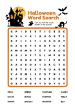 Halloween Printable Word Search, Puzzle and Crossword with
