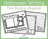 Halloween Printable Writing Activity This Book is Magic!