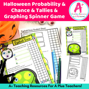Preview of Halloween Probability & Chance Spinner Game
