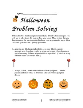 halloween problem solving