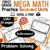 Halloween Math Activities | 1st Grade Word Problems | Prob