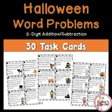 Halloween Word Problems using 2-Digit Addition and Subtraction