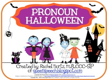 Preview of Halloween Pronoun Sort
