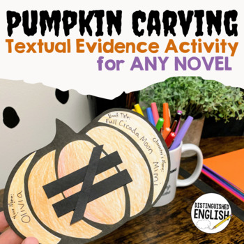 Preview of Halloween Pumpkin Activity for Middle School ELA