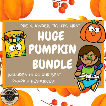 Preview of Pumpkin Bundle for October Huge No Prep - PreK, Kindergarten, TK, UTK, First