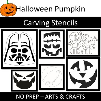 Halloween Pumpkin Carving Stencils by Resilient Students | TPT