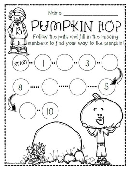 Halloween Pumpkin Counting 1-10 Activities by Cameron Brazelton | TpT