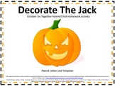 Halloween Pumpkin Do Together Parent/Child Homework Activity