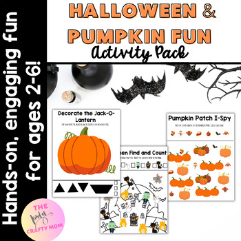 Preschool Halloween Activities: Math and Literacy for PreK - 1st ...