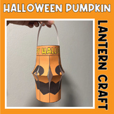 Halloween Pumpkin Lantern Craft Printables Classroom Paper