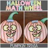 Halloween Pumpkin Math Trivia Wheel