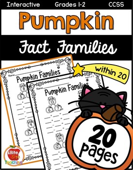 Preview of Halloween Pumpkin Fact Families