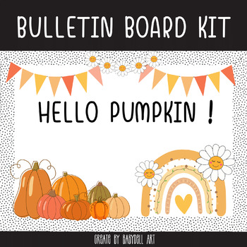 Halloween Pumpkins Bulletin Board or Door Decor, Fall Bulletin Board