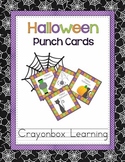 Halloween Punch Cards {Reading or Positive Behavior Rewards}