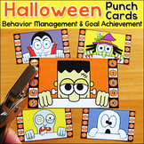 Halloween Punch Cards for Behavior Management & Goal Achievement