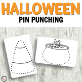Halloween Push Pin Cards for Fine Motor activities