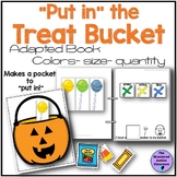Halloween "Put in" the Trick or Treat Bucket Adapted Book 