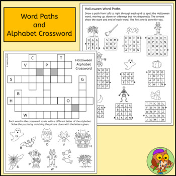 Halloween Bundle - Mad Lib, Word Search, Crossword Puzzle by Teacher  Teamwork