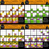 Halloween Puzzle Clipart Tile Progressions