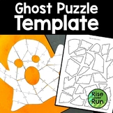 Halloween Ghost Puzzle Template for Teachers & TpT Sellers